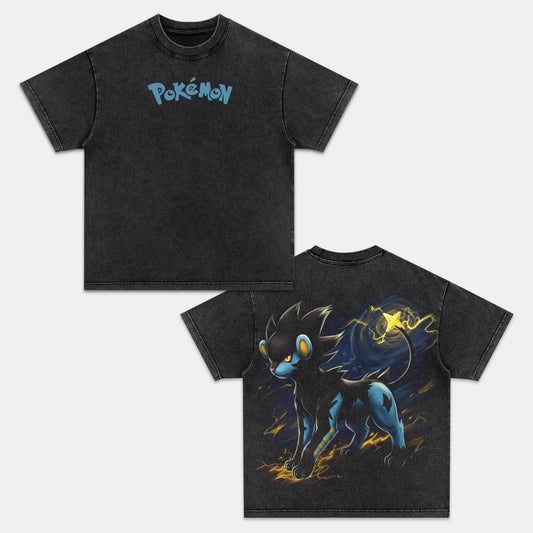 LUXRAY UNISEX ANIME INSPIRED VINTAGE OVERSIZED TEEä¸¨POKÃ‰MON-[DS]