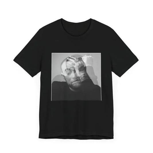 MAC MILLER TEE. Mac Miller's "Circles" Album cover inspired art. Unisex Jersey Short Sleeve Tee. comfy Mac Miller Inspired graphic Tee