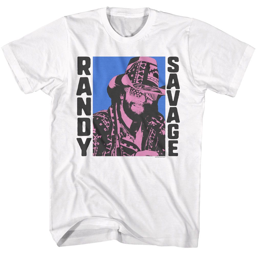 Macho Man - Randy Savage - American Classics - Solid White Adult Short Sleeve T-Shirt