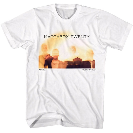 Matchbox Twenty - Where The Light Goes - American Classics - Solid White Adult Short Sleeve T-Shirt