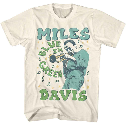 Miles Davis - Blue In Green - American Classics - Solid Off-White Adult Short Sleeve T-Shirt