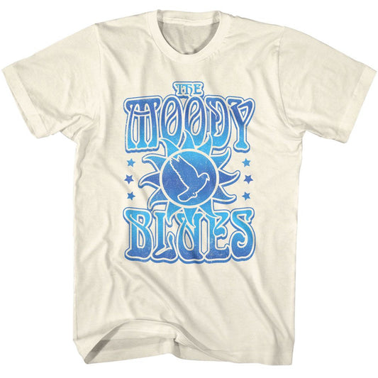 Moody Blues - Bird And Sun - American Classics - Solid Off-White Adult Short Sleeve T-Shirt