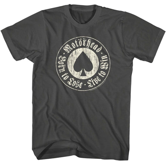 Motorhead - Born To Lose - American Classics - Solid Gray Adult Short Sleeve T-Shirt