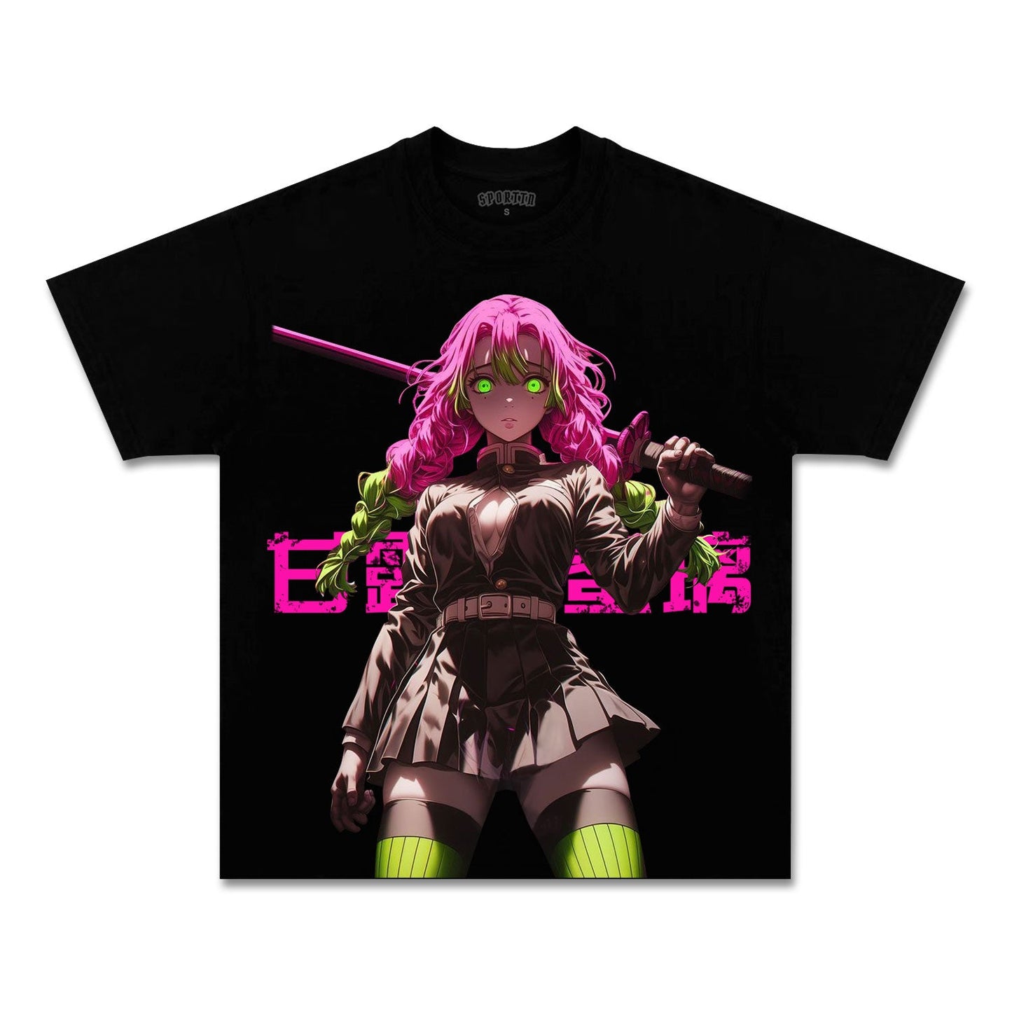 UNISEX ANIME INSPIRED VINTAGE TEEä¸¨DEMON SLAYER-[FRONT] Style005