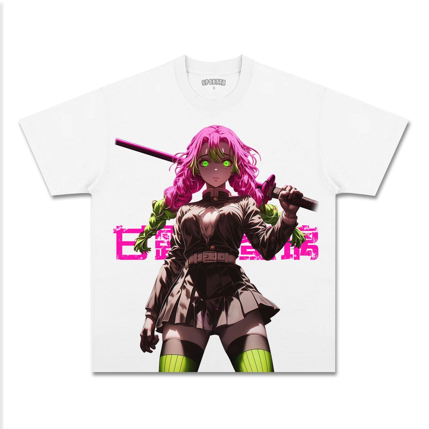 UNISEX ANIME INSPIRED VINTAGE TEEä¸¨DEMON SLAYER-[FRONT] Style005