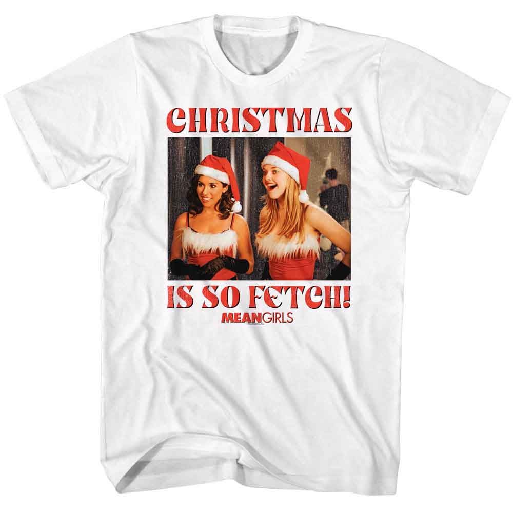 Mean Girls - Xmas So Fetch - American Classics - Solid White Adult Short Sleeve T-Shirt