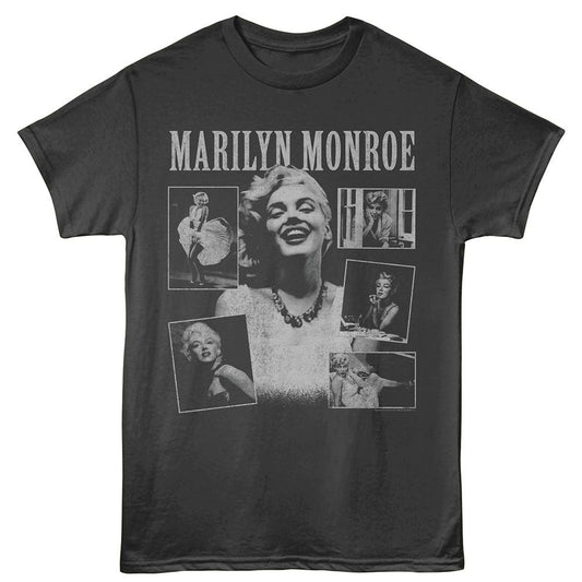 Marilyn Monroe - Collage - American Classics - Smoke Adult Short Sleeve T-Shirt
