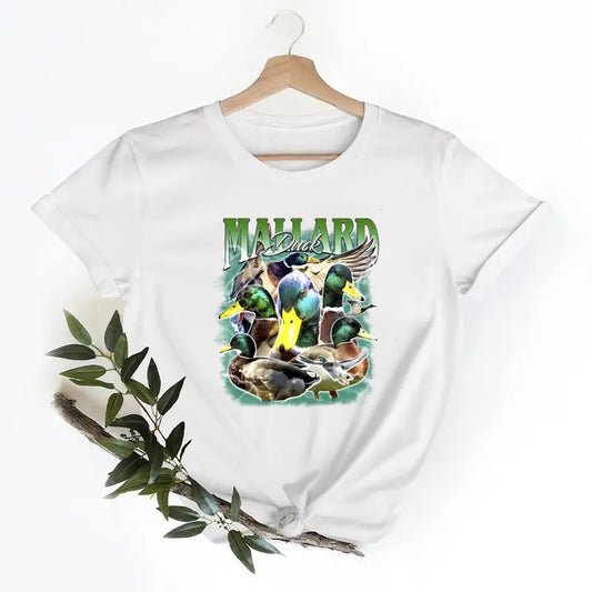 Mallard Duck Graphic Tee shirt Unisex Retro Sweatshirt Pullover, Best sellers Hunting Season 2025