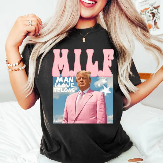 Man I Love Felons Trump Shirt, Funny Trump Shirt, Republican Tee, Trump 2024 Shirt, Political Shirt, Trump Lover Shirt, Funny Election Shirtstyle{n002}2