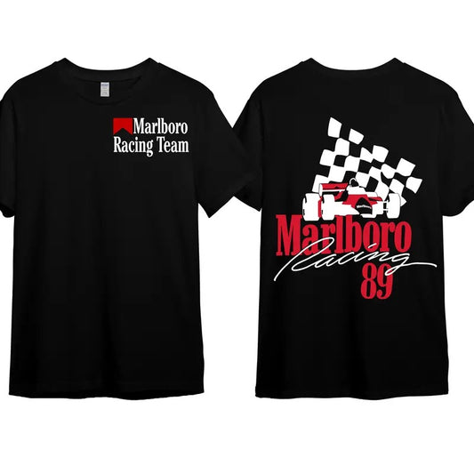 Marlboro Racing Team 89 Vintage T-Shirt, Gift for Her, Unisex Tshirt For Men And Women, Men's Tshirt, Women's Tshirt Casual Crewneck