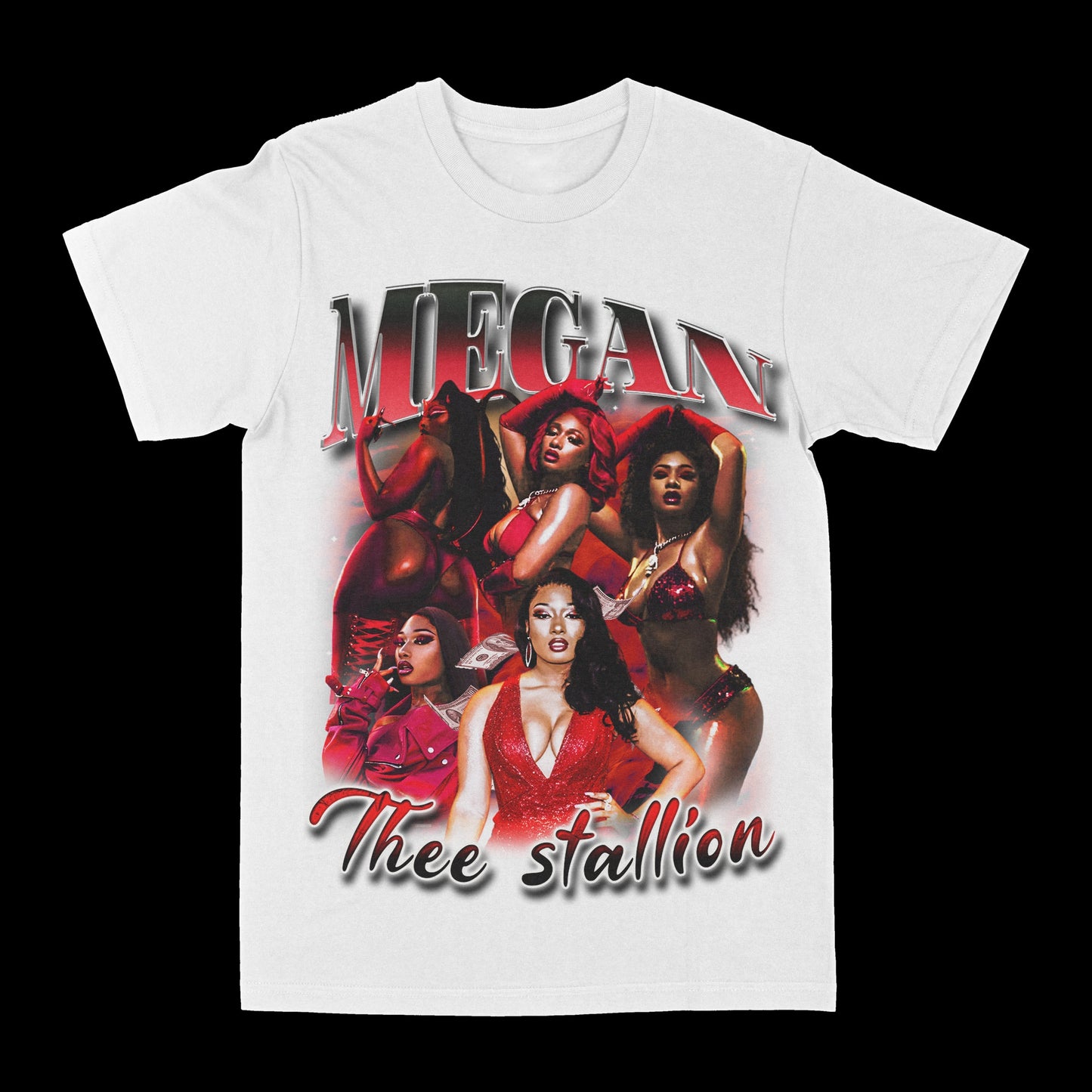 Megan Thee Stallion Red Graphic Tee Style001