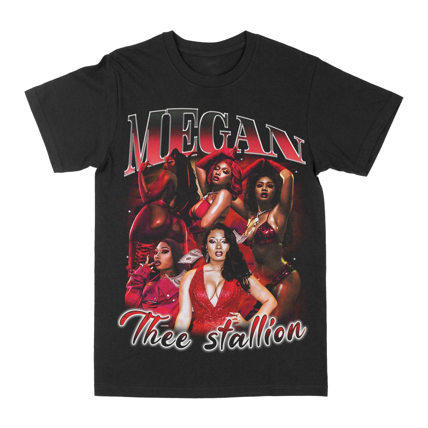 Megan Thee Stallion Red Graphic Tee Style001
