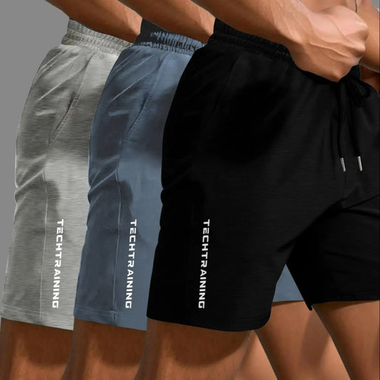 Men's Letter Print Drawstring Waist Shorts, Casual Regular Fit Pocket Straight Leg Shorts for Summer, Men's Bottoms for Daily Wearstyle{n002}2