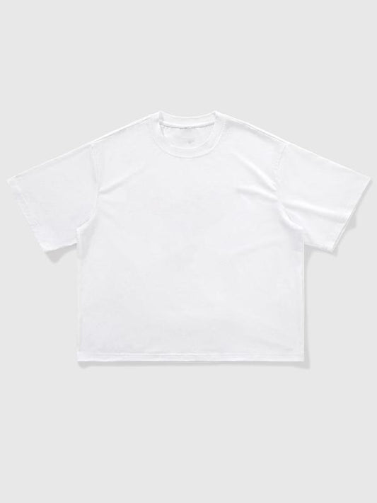 Men's Solid Round Neck Tee, Regular Fit Casual Short Sleeve Crew Neck T-Shirt for Daily Wear, Men's Top for All Seasons, Tropical