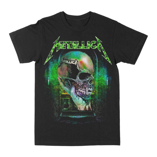 Metallica Green Skull Graphic Tee