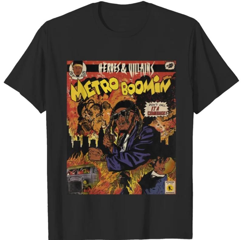 Metro Boomin Heroes & Villains Album, Metro Boomin Print Shirt, Unisex T-Shirt, For Men Women