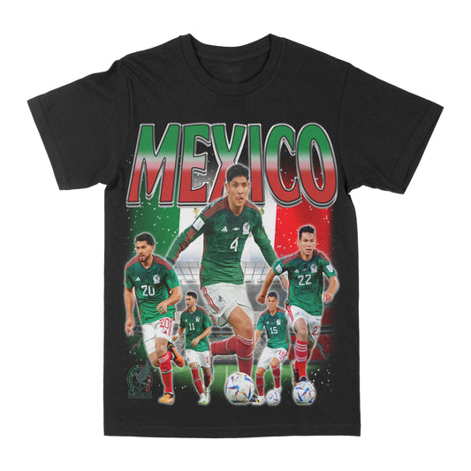 Mexico Soccer Graphic Tee Style001