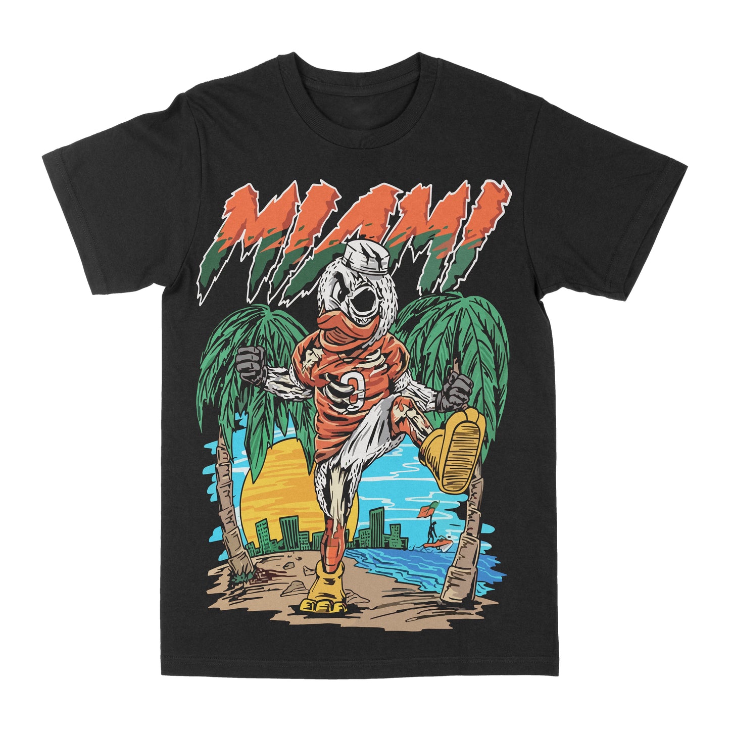 Miami Graphic Tee Style001