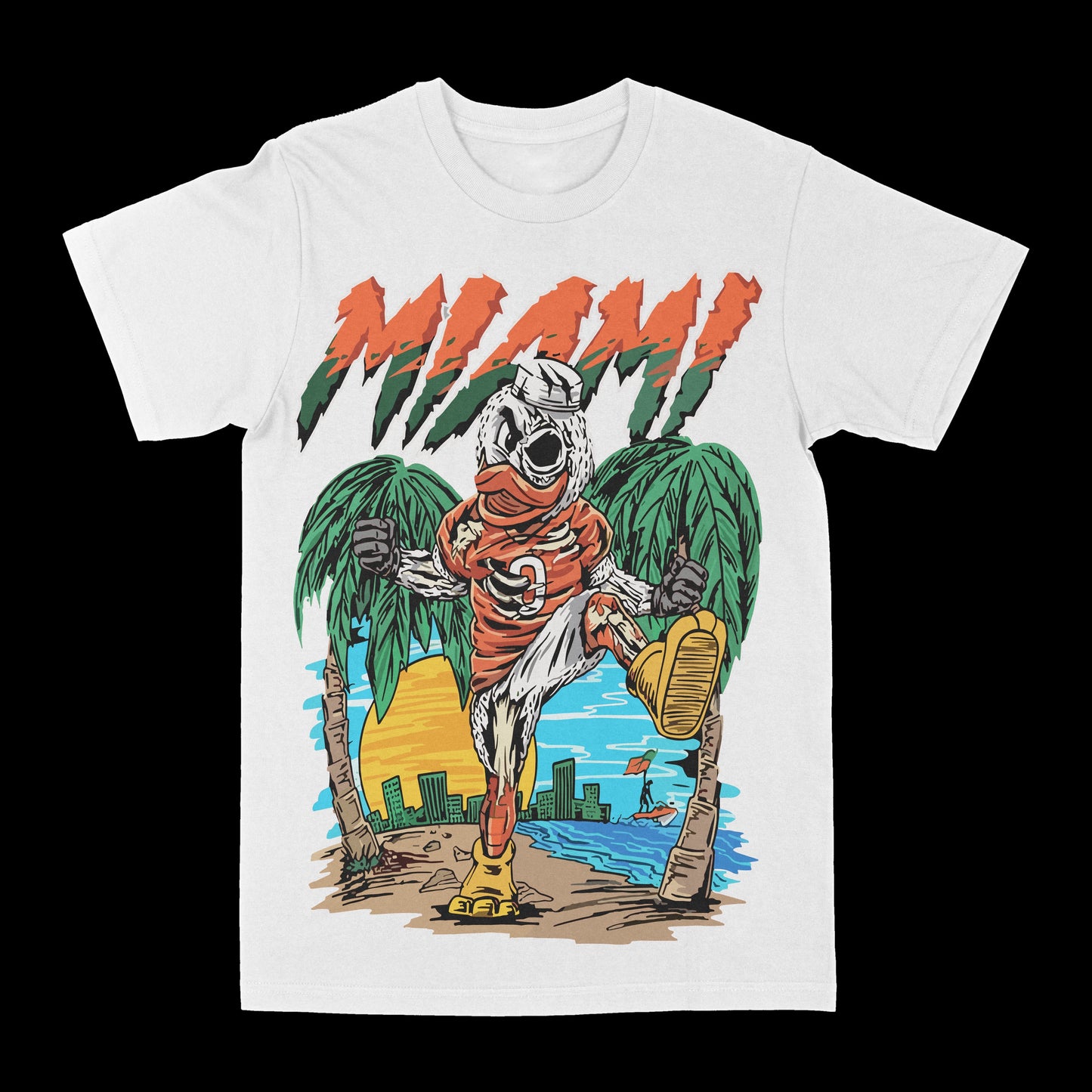 Miami Graphic Tee Style001