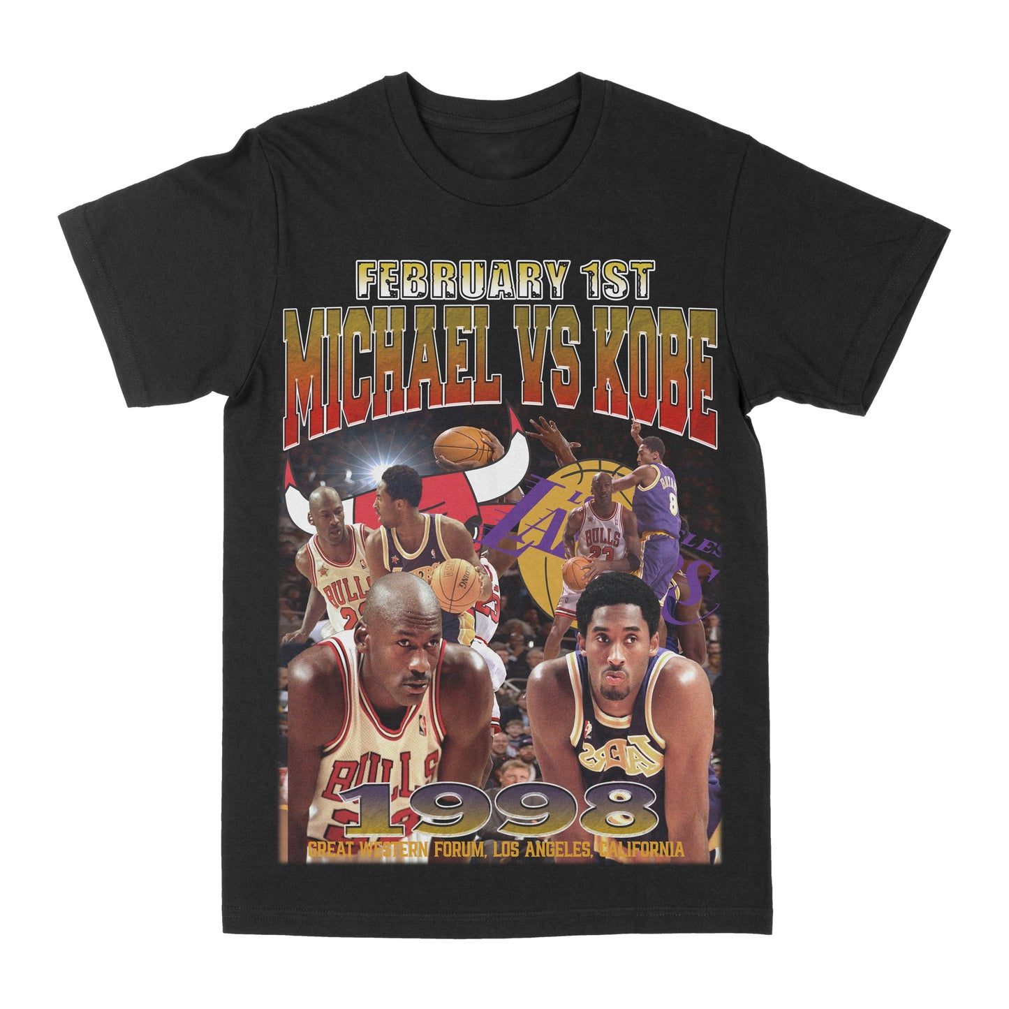 Mike Vs Kobe Graphic Tee