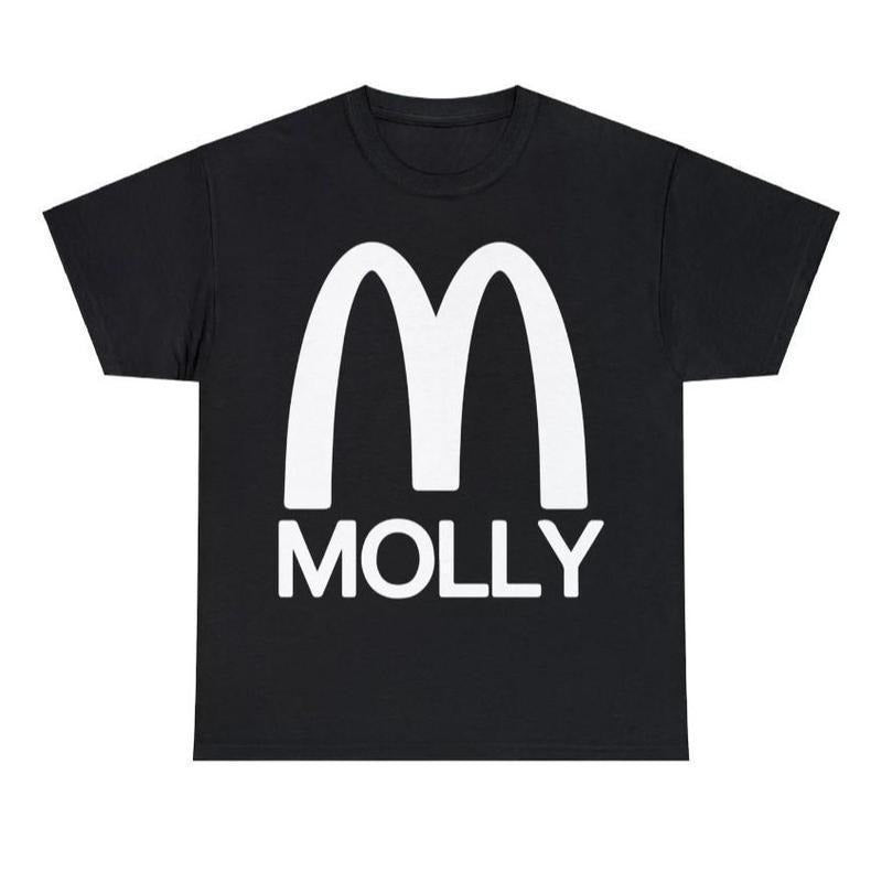 Molly Mcdonalds Style Y2K Crewneck Graphic T-shirt, Big Mcdonalds Vintage Funny Parody Tee, Unisex Shirt, Sweatshirt, Hoodie Tops Menswear Streetwear