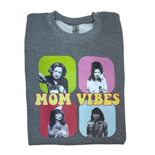 Mom Vibe CREW NECK SWEATSHIRT