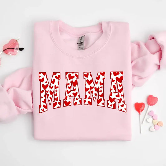 Mom sweatshirt, mom sweatshirt with heart, cute sweatshirt for mom, mother's day gift, gift for mother