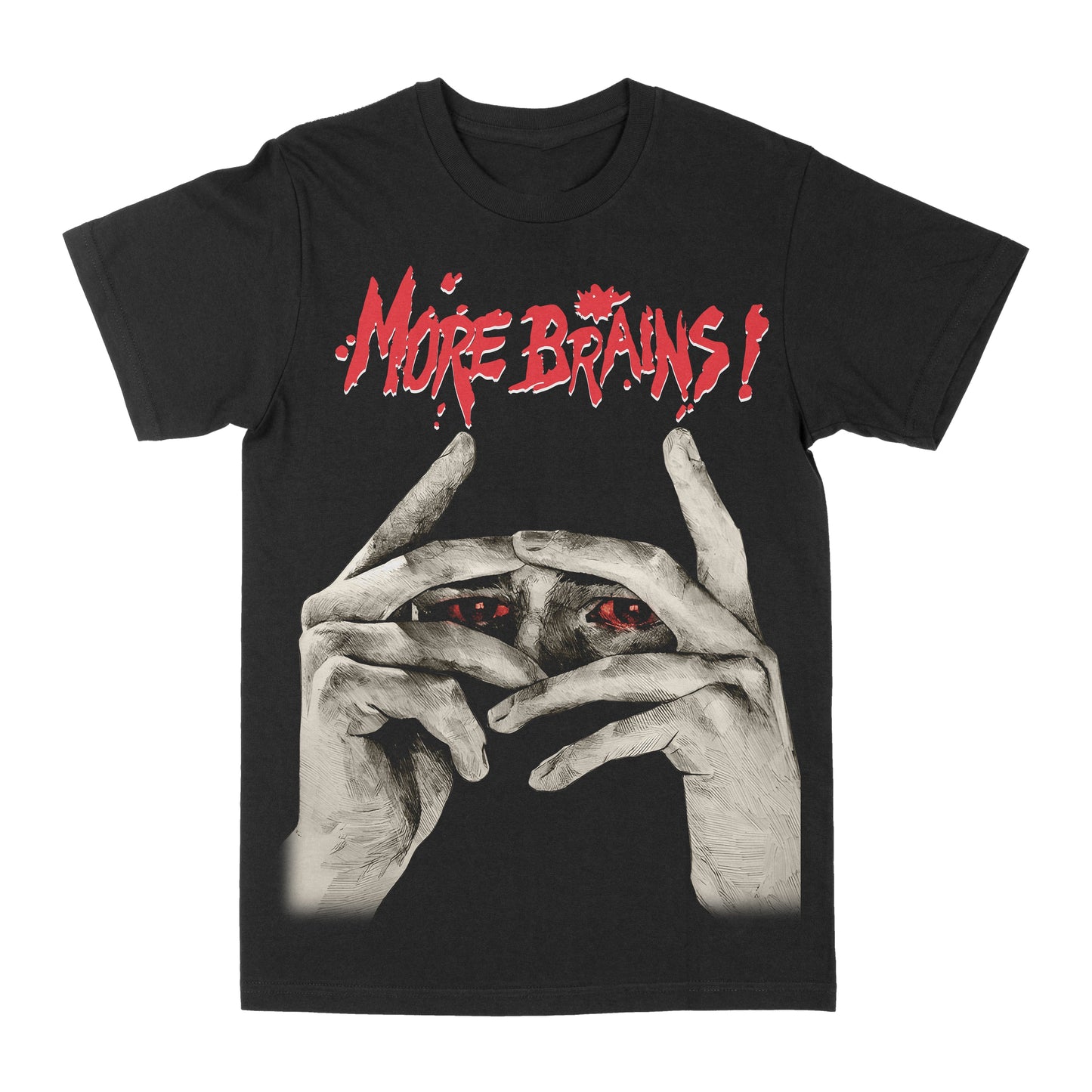 More Brains Graphic Tee Style001