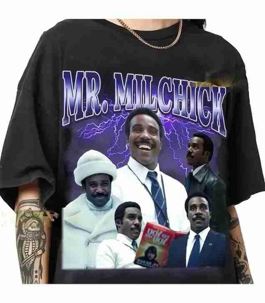 Mr Milchick Severance retro 90s style vintage rap tee shirt