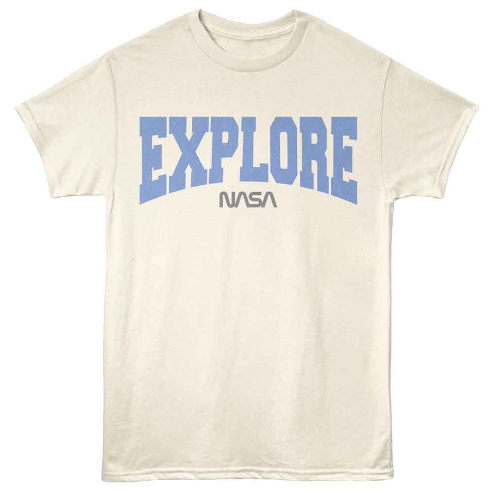 NASA - Explore - American Classics - Natural Adult Short Sleeve T-Shirt