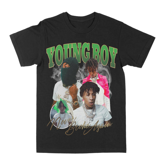 NBA Youngboy "Masked Up" Graphic Tee Style001