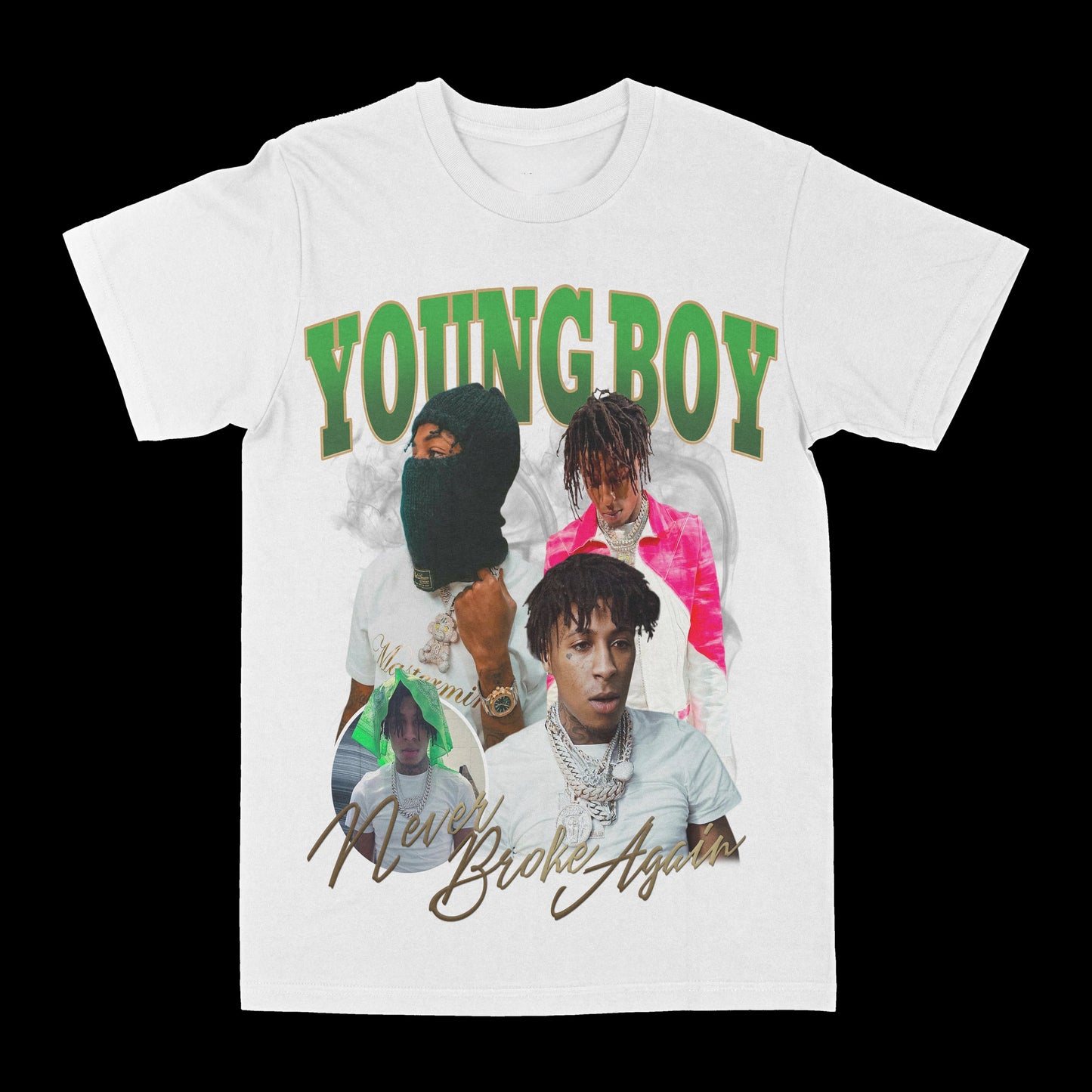 NBA Youngboy "Masked Up" Graphic Tee Style001