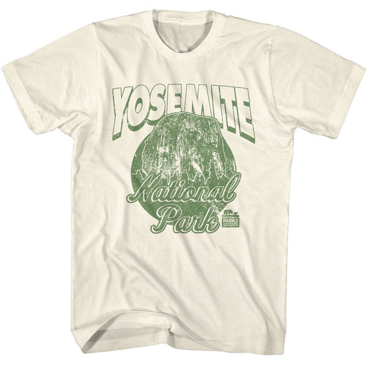 National Parks - Yellowstone Retro - American Classics - Solid Off-White Adult Short Sleeve T-Shirt
