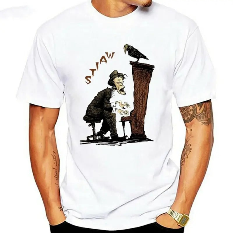 New Tom Waits Funny Singer Gift For Fan All Size White T-Shirt