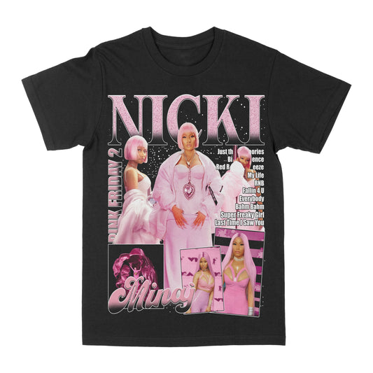 Nicki Minaj "Pink Friday 2" Graphic Tee Style001