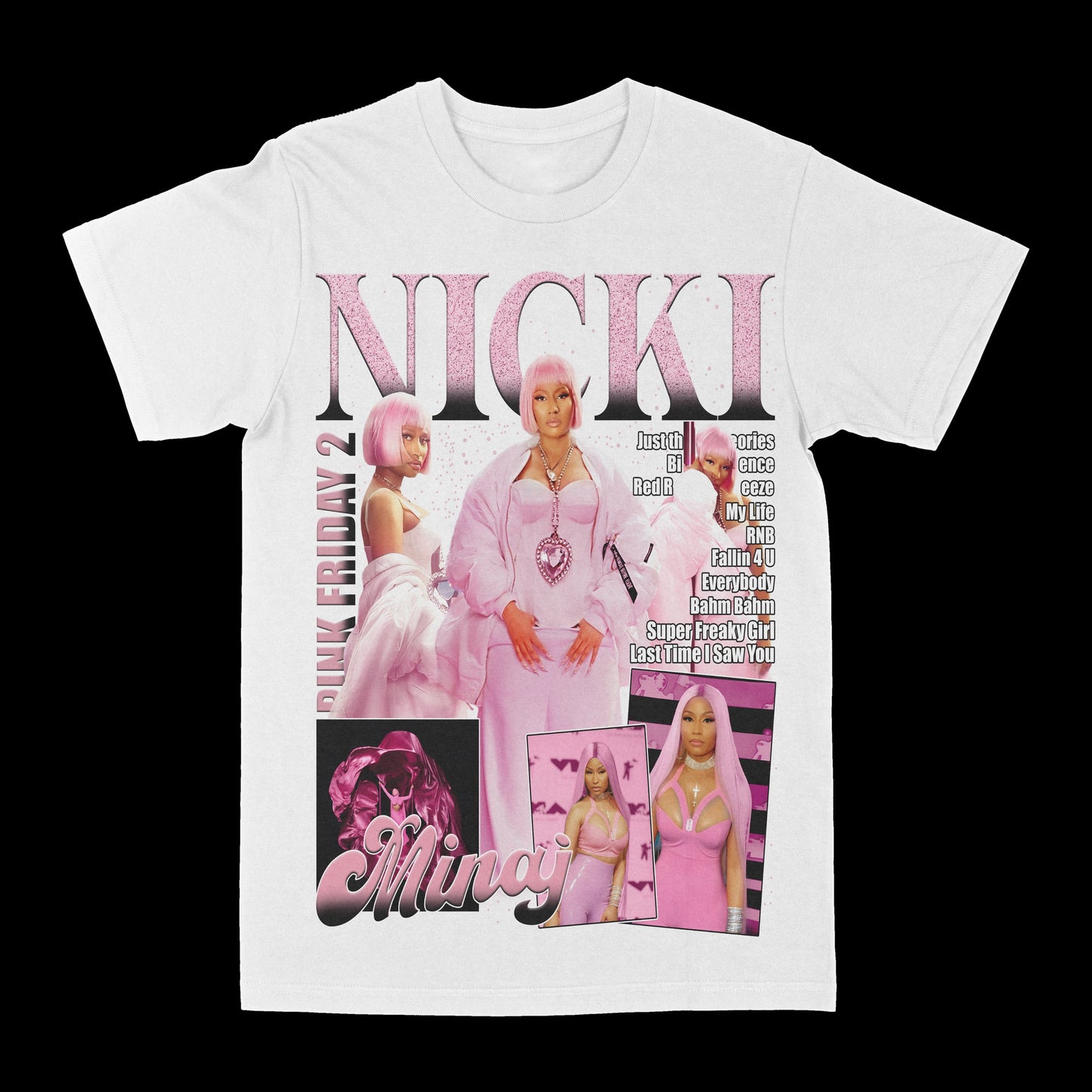 Nicki Minaj "Pink Friday 2" Graphic Tee Style001