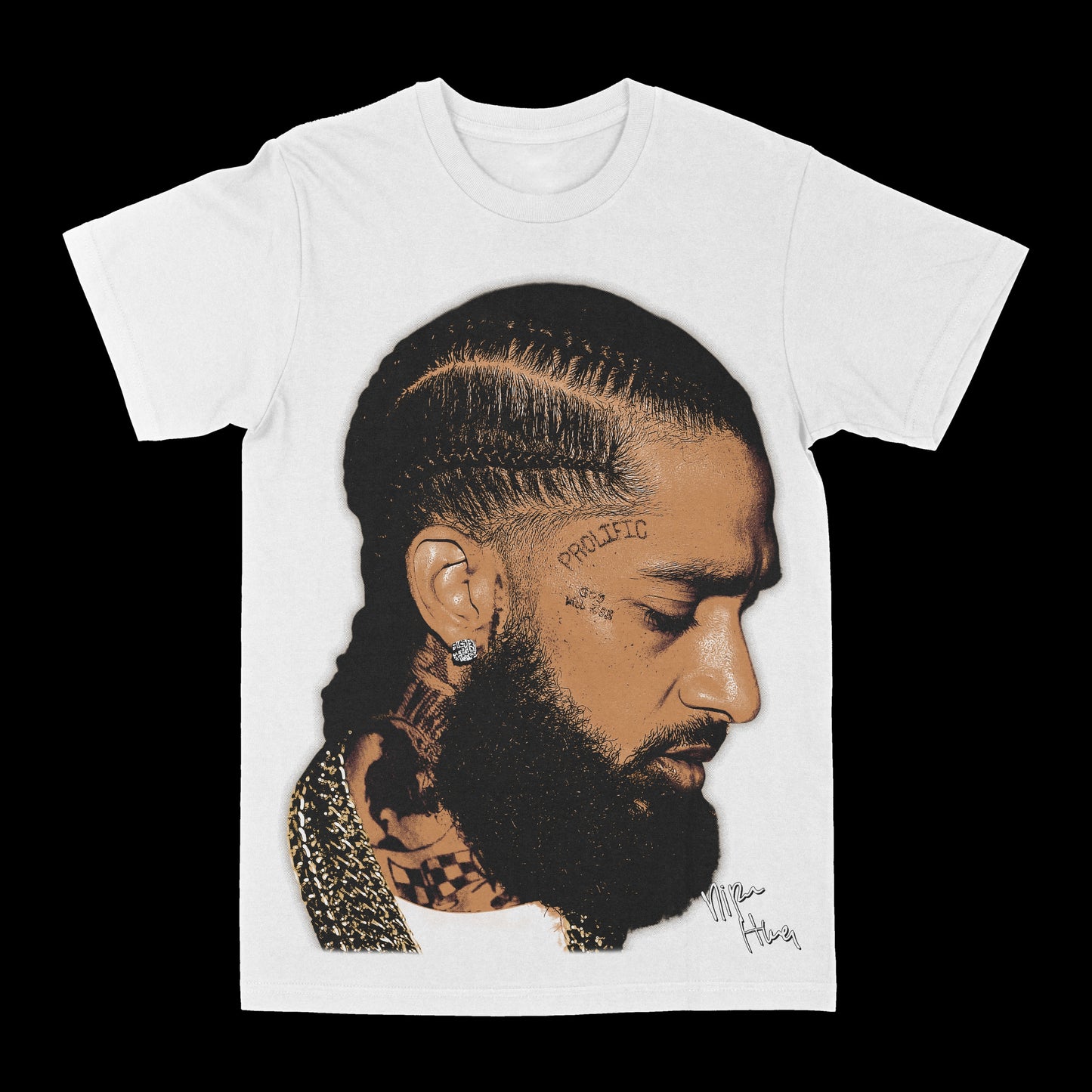 Nipsey Hussle "Prolific Big Face" Graphic Tee Style001