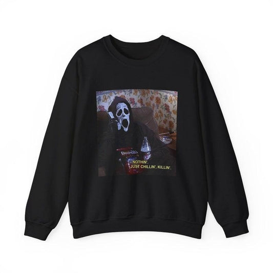 Nothin' Just Chillin' Killin' Ghostface Crewneck Sweatshirt