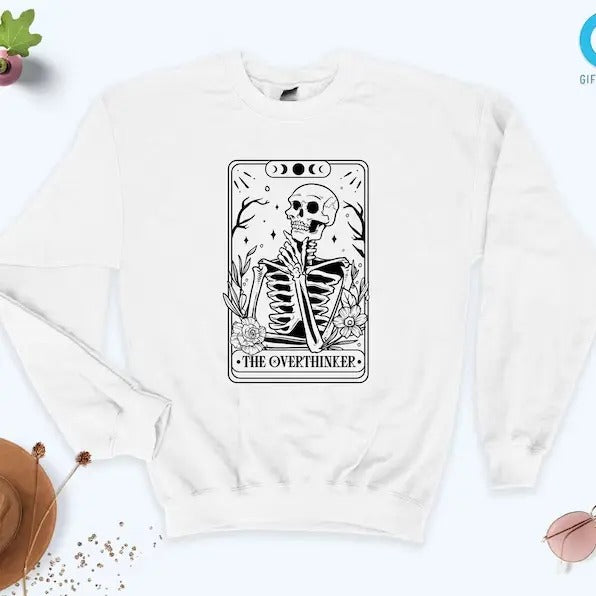 Overthinker Tarot Card Hoodie and Sweater; T-shirt