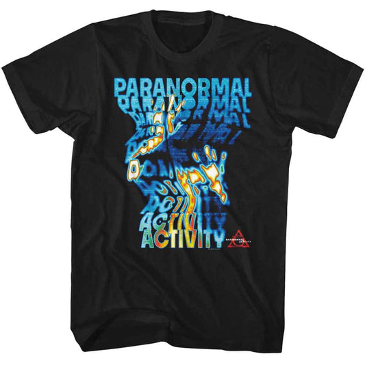 Paranormal Activity - Heat Signature - American Classics - Solid Black Adult Short Sleeve T-Shirt