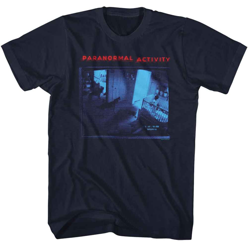 Paranormal Activity - Nursery - American Classics - Solid Blue Adult Short Sleeve T-Shirt