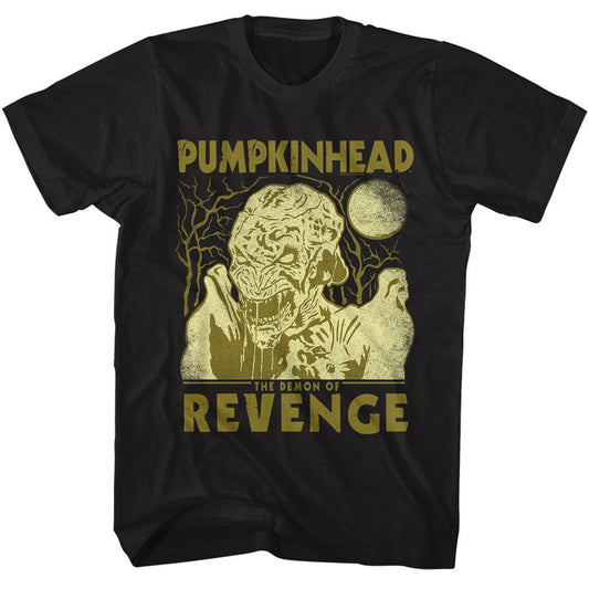 Pumpkinhead - 2 Tone - American Classics - Solid Black Adult Short Sleeve T-Shirt