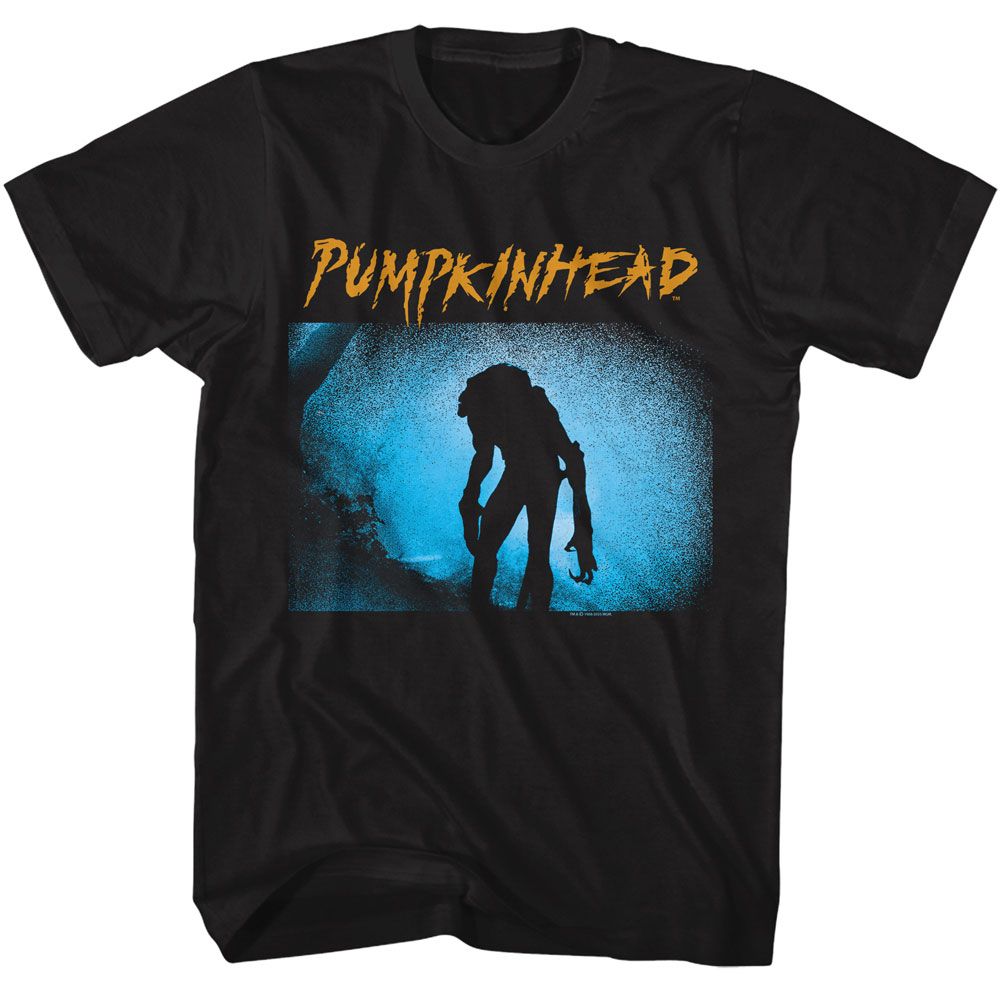 Pumpkinhead - Silhouette - American Classics - Solid Black Adult Short Sleeve T-Shirt