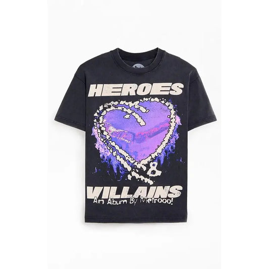 PacSun Men's Metro Boomin Heroes & Villains T-Shirt - Multicolor