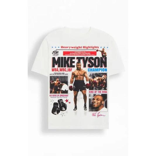 PacSun Men's Mike Tyson Heavyweight Highlights T-Shirt - Multicolor