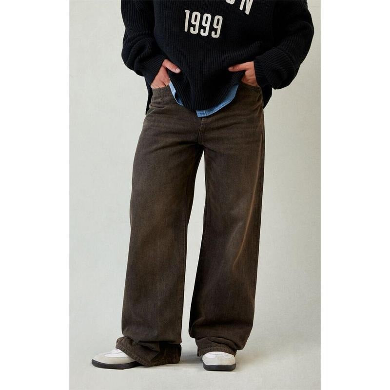 Pacsun Men's Blake Extreme Baggy Jeans Overdyed Brown
