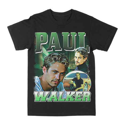 Paul Walker Green Graphic Tee