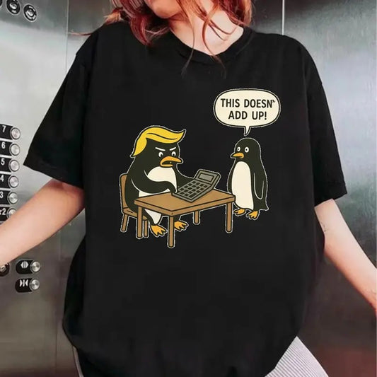 Penguins Against Tariffs Shirt Funny Anti-Trump T-shirt Resistance Tee Anti-M AGA Protest Shirt Heard Island
