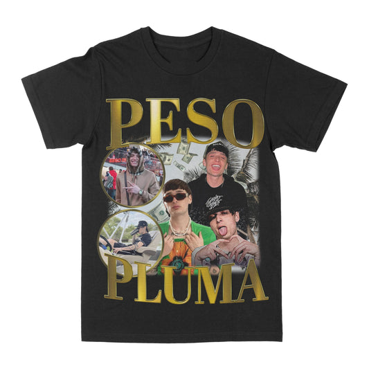 Peso Pluma Gold Graphic Tee Style001