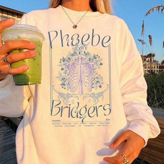 Phoebe Bridgers Vintage Style Sweatshirt, I Know The End Punisher Music Lyric Sweatshirt